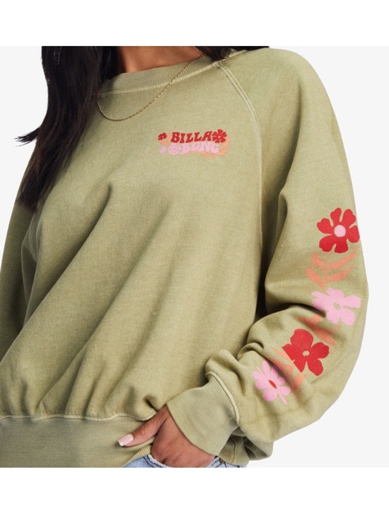 Billabong Tops - Billabong Here We Go Crewneck Sweatshirt Medium